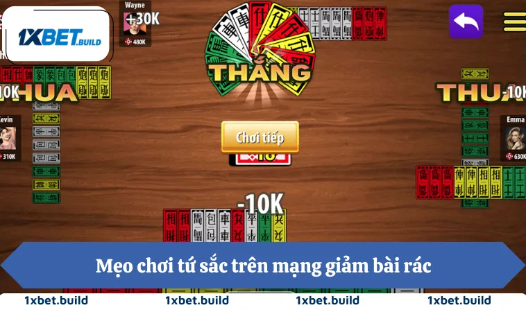 Mẹo chơi tứ sắc trên mạng giảm bài rác