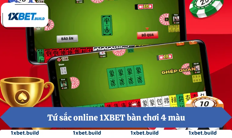 Tứ sắc online 1XBET bàn chơi 4 màu